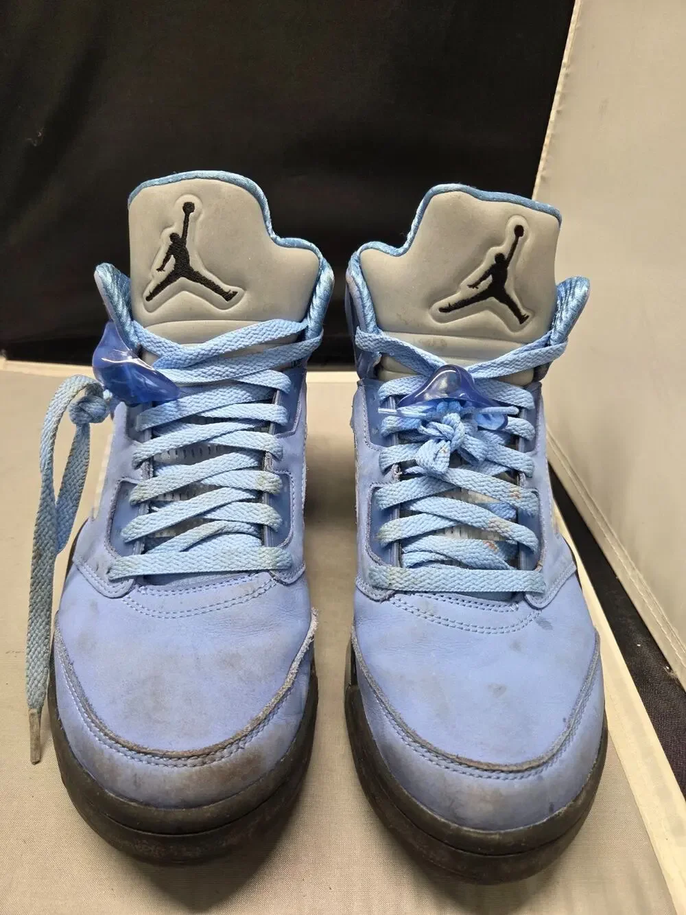 Jordan 5 Retro Shoes Mens Sz 9 Blue SE University Athletic Basketball DV1310-401